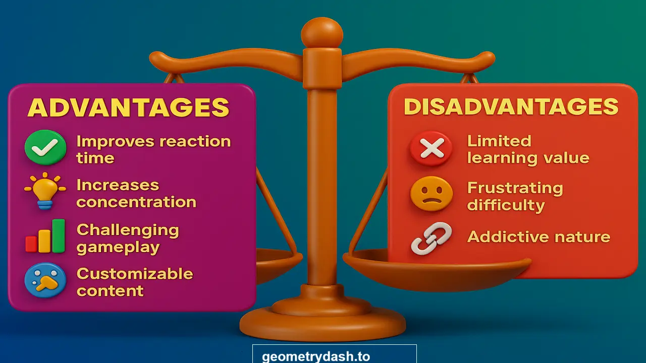 Pros and Cons of Geometry Dash